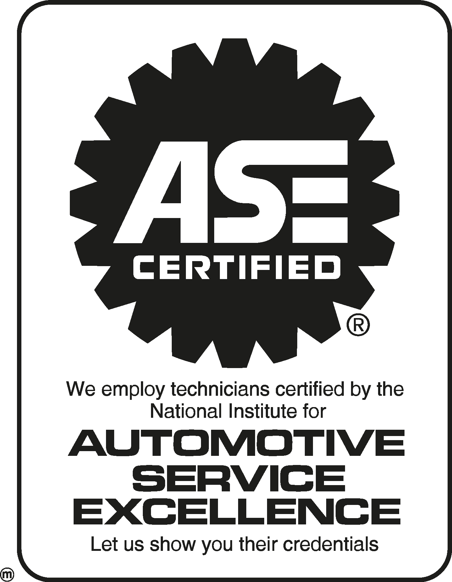 ASE Certified Old Logo Vector Logo